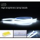 HL LED Лед лента USB за капак на кола 1.8М. - Бял
