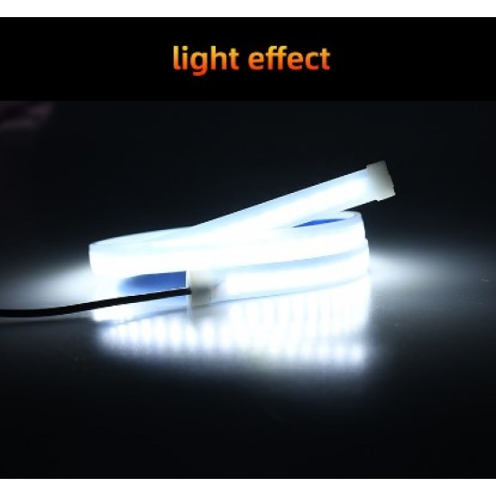HL LED Лед лента USB за капак на кола 1.8М. - Бял