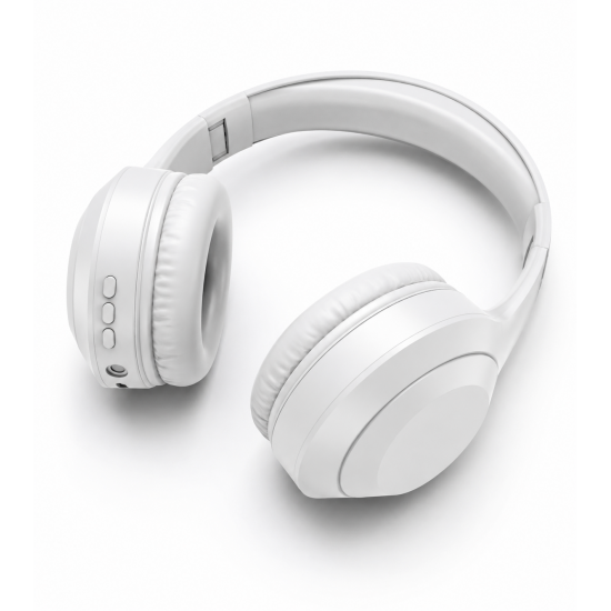 LELISU LS-273 Безжични слушалки – 20 часа работа, Bluetooth 6.0, USB Type-C, сгъваем дизайн - Бял