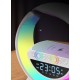 Bluetooth високоговорител BT-3401 (LED, AUX, USB, FM, microSD) вграден LED дисплей, безжично зареждане, будилник