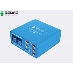RELIFE PD 3.0 RL-304P БЪРЗО ЗАРЯДНО УСТРОЙСТВО SMART 6-ПОРТОВО ЦИФРОВО ДИСПЛЕЙ ЗА МЪЛНЕНИЕ