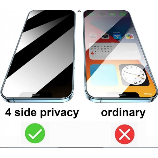 360° градусов Privacy Стъклен протектор iPhone 15 Pro Max / 15 Plus / 16 Plus