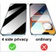 360° градусов Privacy Стъклен протектор iPhone 15 Pro Max / 15 Plus / 16 Plus