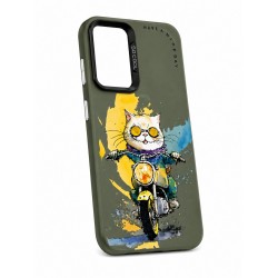 SOCOOL арт кейс TP42 за Samsung A17 - (11) Мото котка