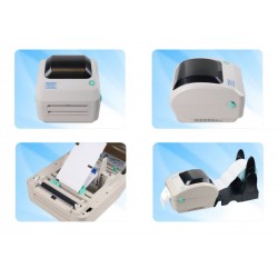 Принтер за товарителници XP-470B Xprinter работи с компютърен софтуер и с мобилно приложение