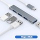 HUB S-1770 4в1 Type-C КЪМ 4xType-C 