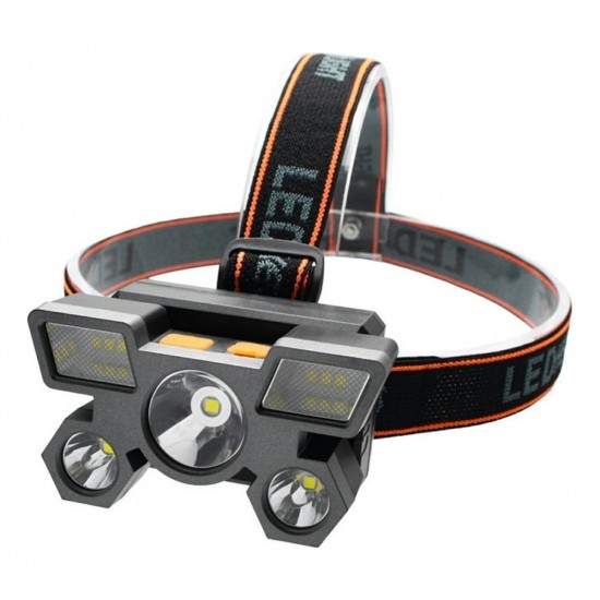 LED челник XY501 USB, 4 режима, регулируем, за риболов и работа