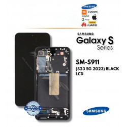 ОРИГИНАЛЕН LCD Дисплей за Samsung SM-S911 (S23 5G 2023) ЧЕРЕН LCD
