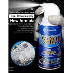  Аерозолна охлаждаща течност SUNSHINE 580 спрей за замръзване за откриване на повреда на електронни компоненти