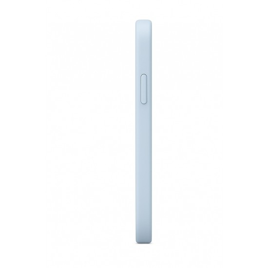 Silicone case TP-59+камера за iPhone 15 Plus - Бебешко Синьо