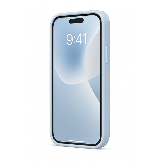 Silicone case TP-59 +камера за iPhone 11 Pro Max - Бебешко Синьо