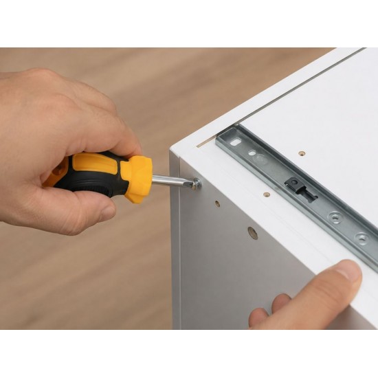 WENEED WD-6001 Комплект 2 Бр. Къси Отвертки – Права и Кръстата с Ергономична Дръжка