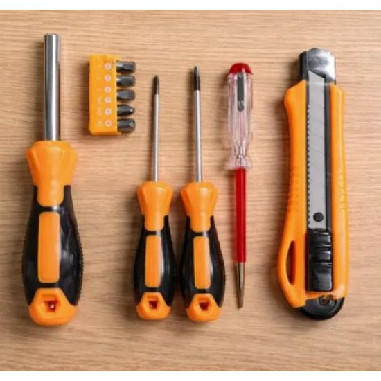 WENEED WD-6063 Комплект инструменти 5 в 1 с 6 сменяеми бита, тестер и макетен нож