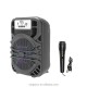 ZQS6161 / 6159 Подвижна Мини Караоке 6'' Sing-e 15W тонколона+ жичен микрофон