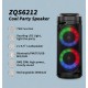 ZQS6212 Портативна Двойна Караоке 2x6.5'' 10Wx2 Sing-e тонколона+жичен микрофон 3000mAh