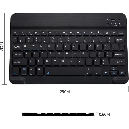 Bluetooth безжична клавиатура YL-02 - Бял