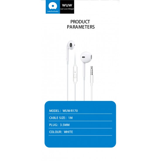 Слушалки  WUW R170 с 3.5mm. жак