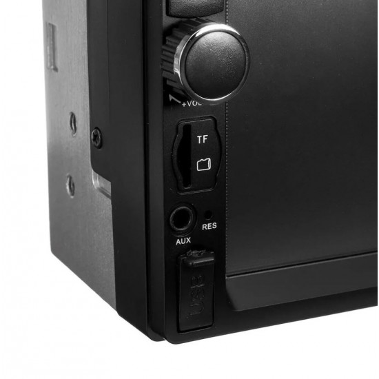 7010 7" Автомобилен мултимедиен плейър 7010B, IPS тъчскрийн, Bluetooth, FM, USB, AUX, MP5