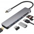 7в1 1 X HDMI,  2 X MicroSD card slot SD/SDHC/SDXC , 3  X USB Hub 1 X USB-C за MacBook