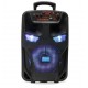 Преносима Bluetooth караоке тонколона TTD-8250, 8 инча, RGB LED, 30W, микрофон и дистанционно