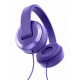 LELISU LS-836 Стерео слушалки  с USB Type-C кабел, Extra Bass, Hi-Fi звук – Лилав