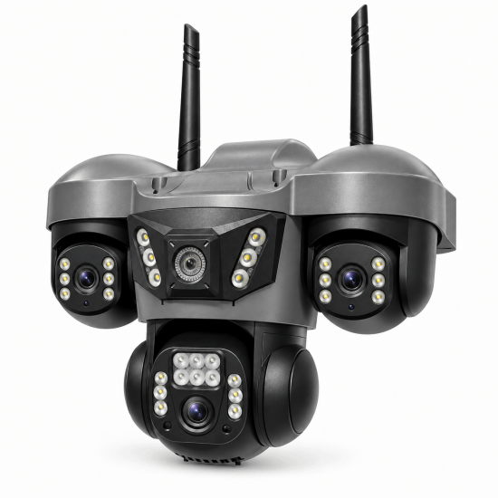 SMARTCAM Wi-Fi камера HY-Q83SY13A-WF 9MP с 4 обектива – V380 Pro