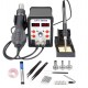 QUICK 8586D 2 в 1 800W SMD станция за преработка с горещ въздух с поялник