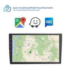 9D-8227 9" Автомобилен мултимедиен плейър, 4GB+64GB, IPS, Wireless CarPlay, Android Auto, AHD камера, DSP, GPS