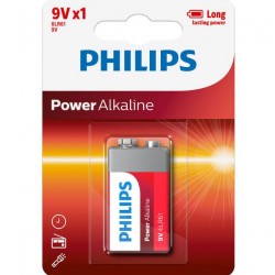 0042 Батерия Philips Power Alkaline 9V 1-blister