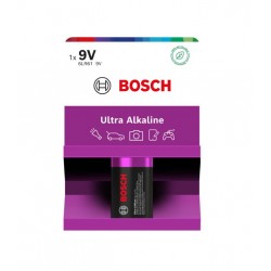 0124 Батерии Bosch Ultra Alkaline 9V 1-blister
