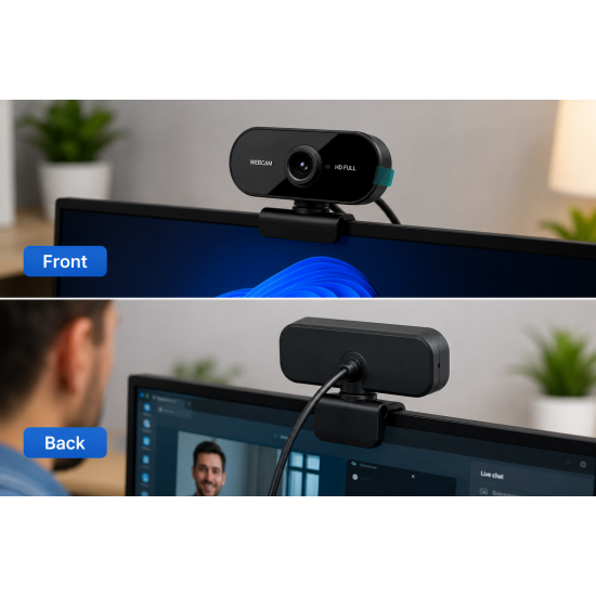 A32 1080P Full HD USB Уеб камера с вграден микрофон 