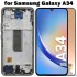 LCD Дисплей с тъчскрийн за Samsung A34 A346B+Рамка OLED