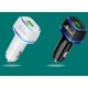 ALLISON A600  12V 18W Адаптер с 2 изхода PD18W+QC3.0 с LED осветление - Бял