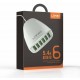 Разклонител 65W LDNIO A6573C / EU с 5xUSB и 1xPD порта 