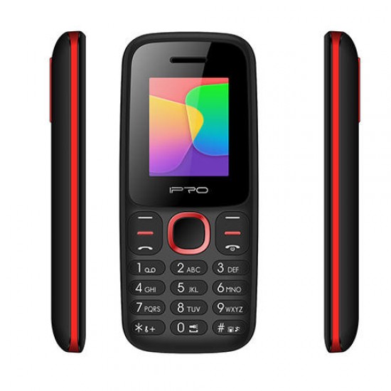 Мобилен телефон IPRO A7 MINI+БГМеню/2G/32MB+32MB/1.77"/0.08MP/800mAh/Dual SIM/5V 500mA/Фенер