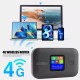 ( A8-E ) 5G/4G LTE Преносим Безжичен WiFi Рутер с 3000mAh батерия – До 150 Mbps, до 10 потребителя, джобен размер