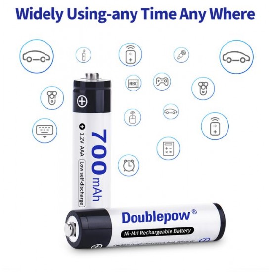 4БР. AAA никел металнхидрид 700mAh 1.2 V зареждаща се 