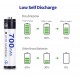 4БР. AAA никел металнхидрид 700mAh 1.2 V зареждаща се 