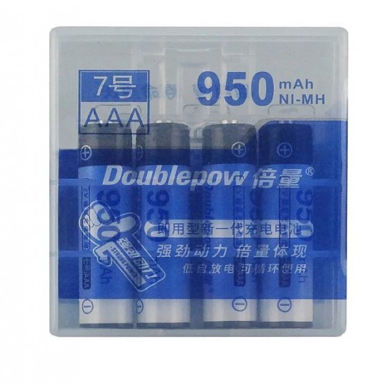 4БР. AAA никел металнхидрид 950mAh 1.2 V зареждаща се