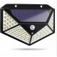BK-100 LED слънчева светлина Външна SMD Водоустойчив PIR сензор за движение Дистанционно управление стенна лампа за пътека в градината