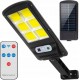 BK-120-6 COB LED слънчева светлина Външна SMD Водоустойчив PIR сензор за движение стенна лампа за пътека в градината ( без дистанционно )