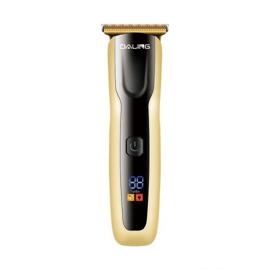 DALING DL-1557 Акумулаторен тример за мъже+ LED LCD, професионална машинка за подстригване, 2600mAh 