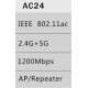 AC24 1200Mbps 2.4G безжичен Wifi усилвател на сигнала