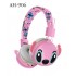 Bluetooth слушалки AH-906-ST (Розов) – Безжични, сгъваеми, с микрофон и Hi-Fi звук, подходящи за деца