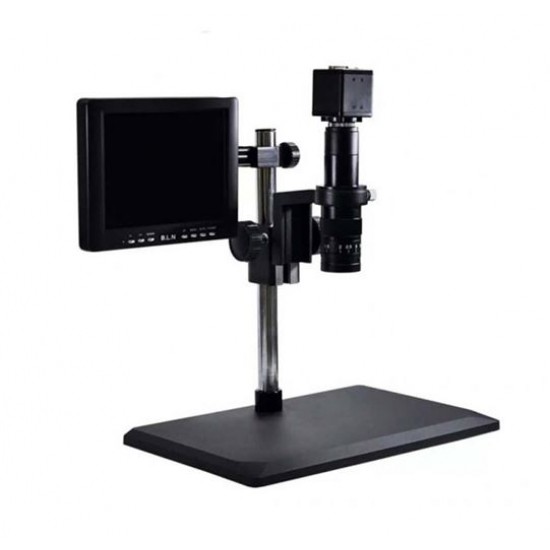 Цифров микроскоп YAXUN AK-23 с 8" LCD монитор, 2-мегапикселова CMOS камера, VGA изход, 10X--90X непрекъснато увеличение