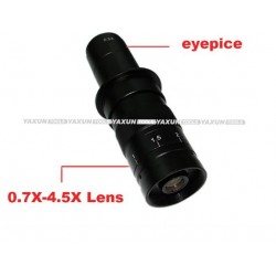 Цифров микроскоп YAXUN AK-23 с 8" LCD монитор, 2-мегапикселова CMOS камера, VGA изход, 10X--90X непрекъснато увеличение