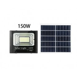 AK88 150W 6500K IP67 соларна прожекторна светлина, водоустойчив с сензор за движение+дистанционно управление