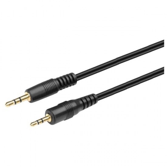 AUX-11 кабел за музика 1M - Черен