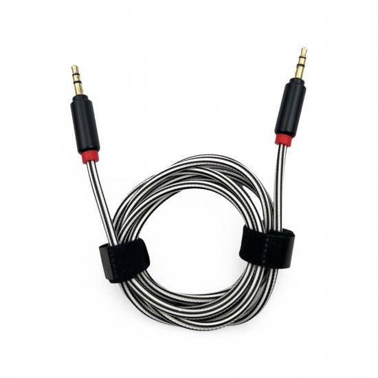 AUX-3 кабел за музика 1.5M - Черен