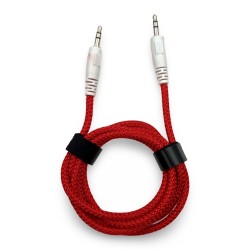AUX-5 кабел за музика 1.5M - Червен